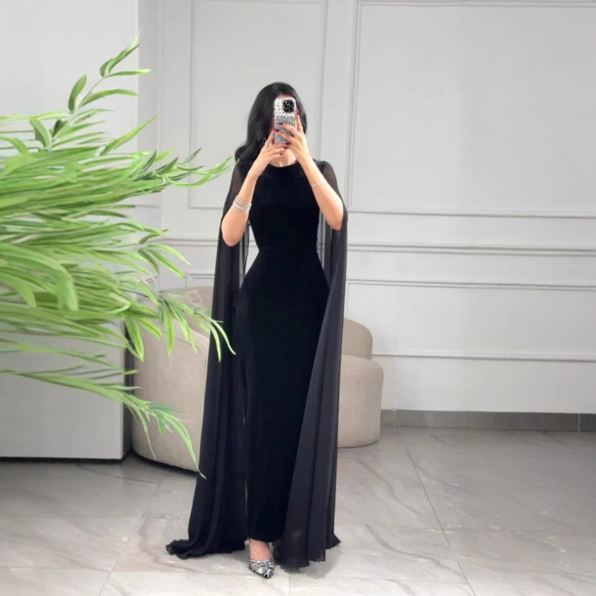 Women's Velvet Sheath Dress