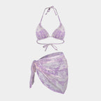 Purple Gauze Skirt