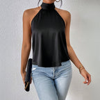 Women's Backless Halter Tank Top