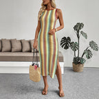 Women's Sheath Striped Dress