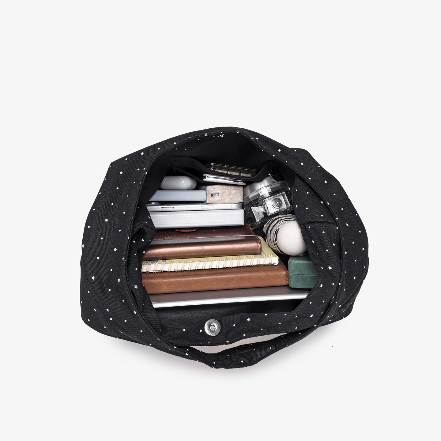 Korean Polka Dot Shoulder Bag Women Casual Office Tote Bag Western All Matching Portable Underarm Bag