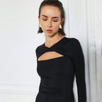 Women's French Elegant Dress High Waist A Line Slim Fit Slimming