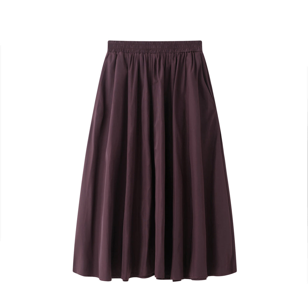 Red Brown Skirt
