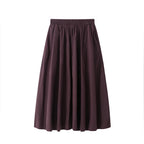 Red Brown Skirt