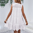 Women's Stitching Lace Summer Vacation Dress