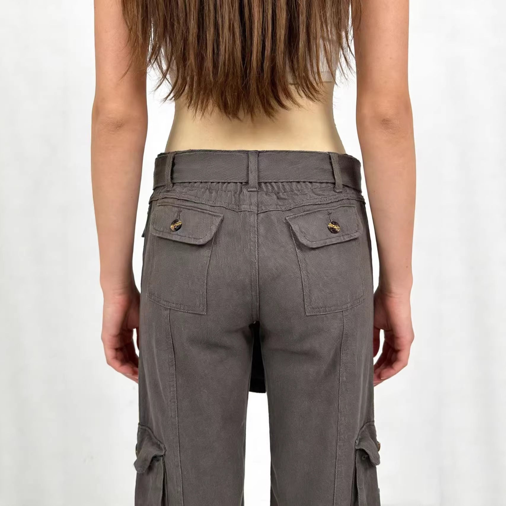 Sexy Loose Oversized Pants WL Pants Straight Retro Workwear