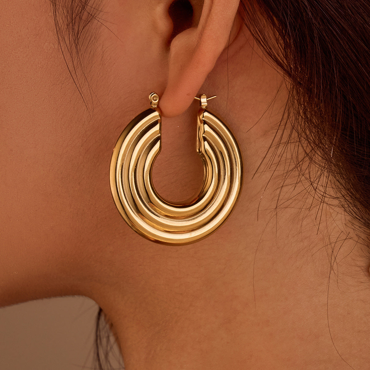 Textured Hollow-Out Earrings