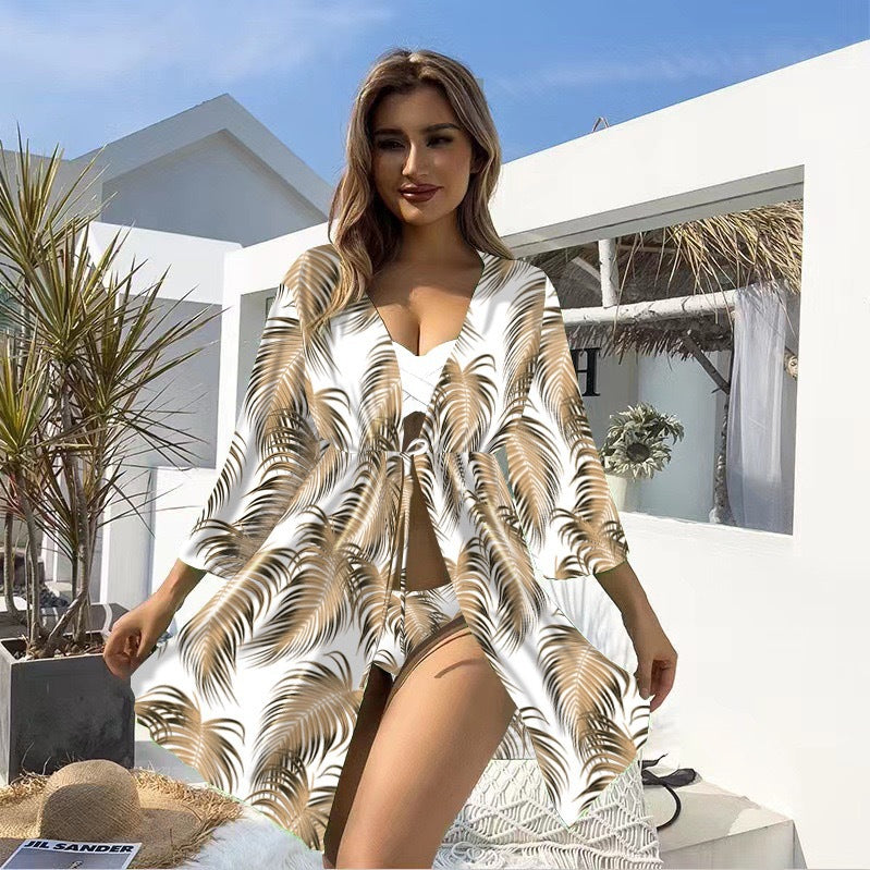 Three Sunscreen Bikini Swimwear