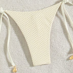 Solid Color Bikini Swimwear