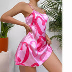 Backless Satin Pajamas Lingerie