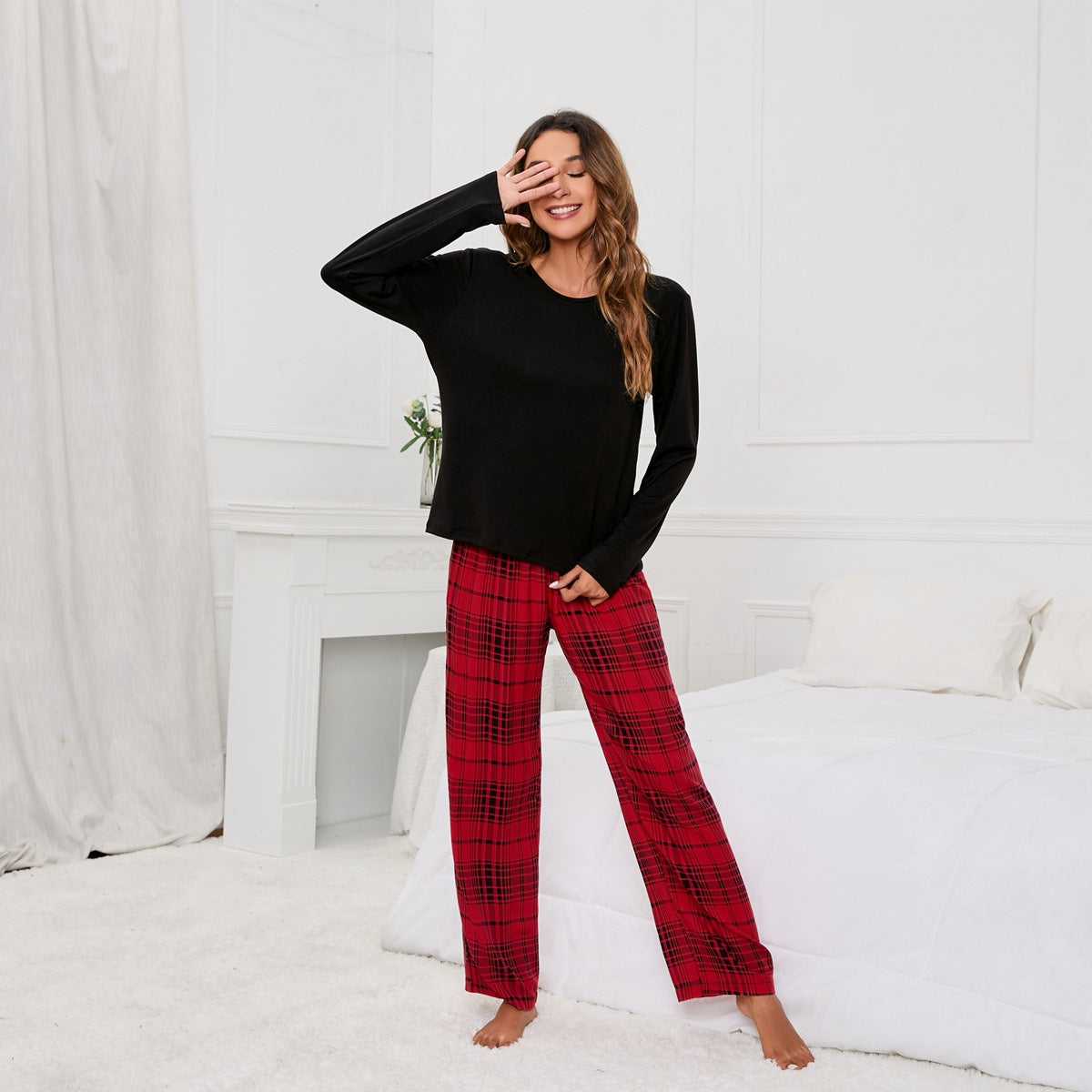 Solid Color Pajamas Lingerie