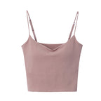's Sinan French Spaghetti Strap Slim Fit Off Neck Camisole With