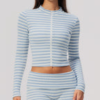 Light Blue and White