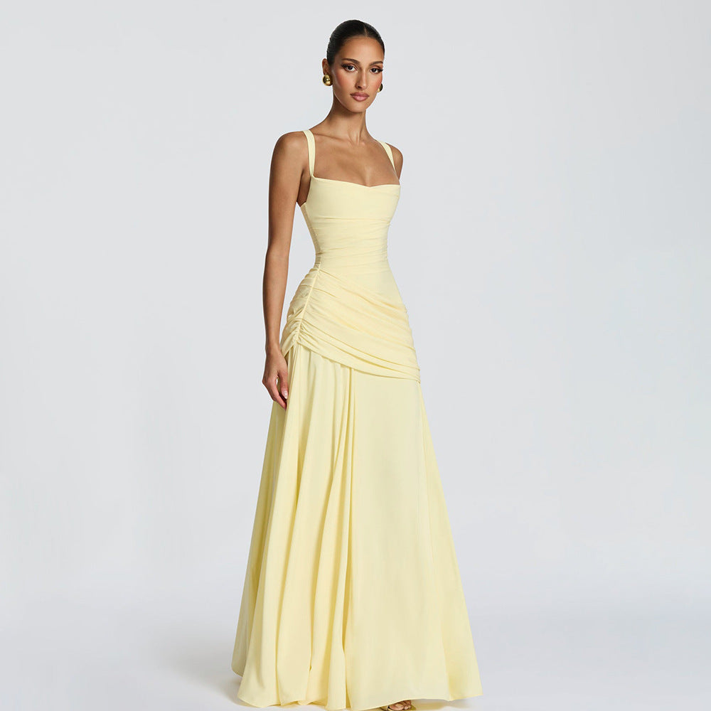 Women's Backless Maxi Dress