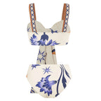 Split Chiffon Bikini Swimwear