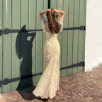 Women's Lace Floral Dress
