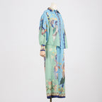 Women's Floral Shirt and Wide-Leg Pants Set