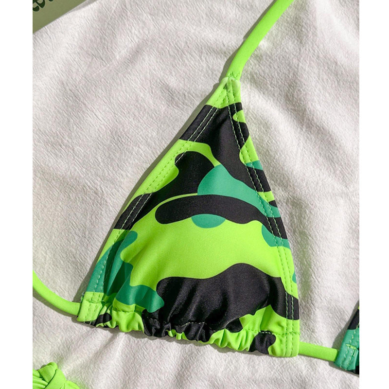 Camouflage Printed Bikini Swimwear