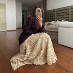 Women's Autumn Winter Petal Design Long Skirt