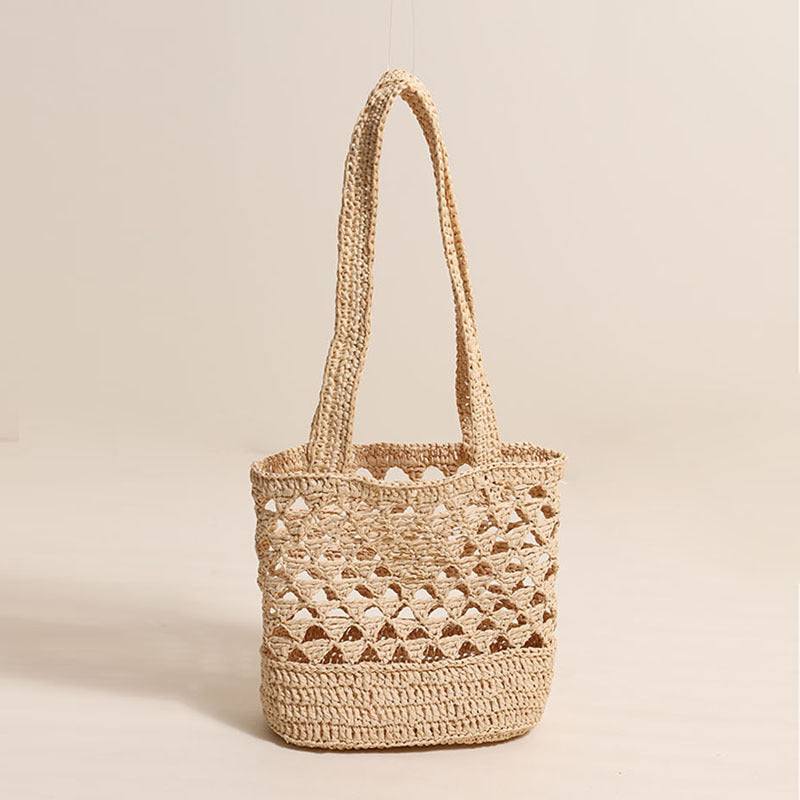 Women's Raffia Shoulder Bag