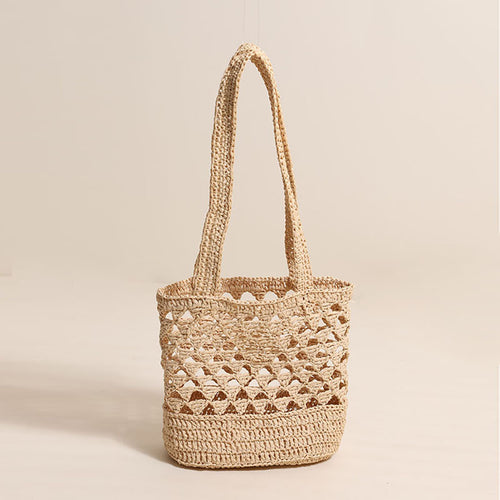 Women's Raffia Shoulder Bag