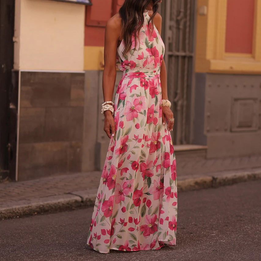 Women's Maxi Pleated Dress