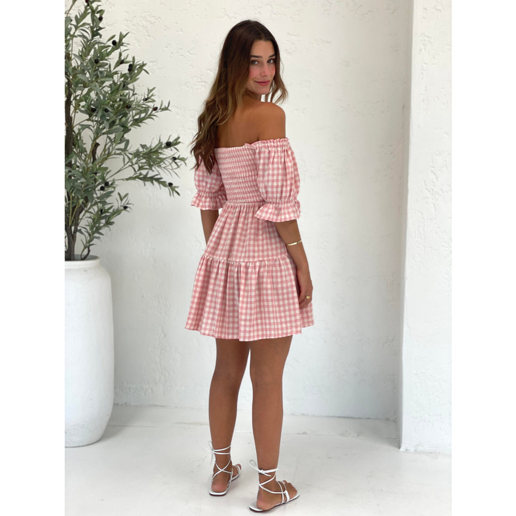Plaid Pleated Corset Dress