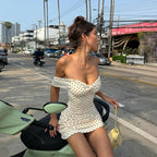 Women's Sheath Polka Dot Dress