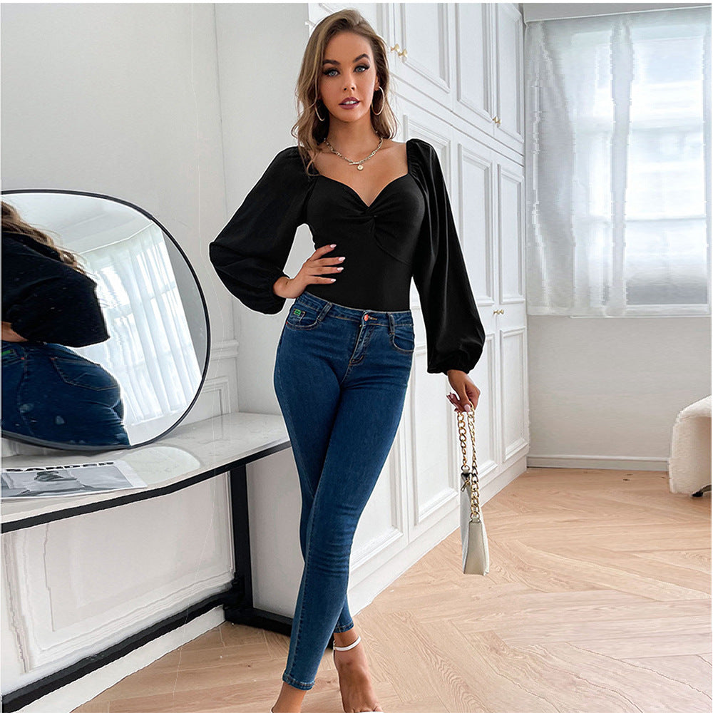 Slim Fit High Waist Tapered Jumpsuit