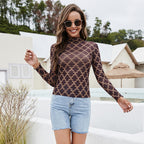 Slim Fit Stretch Long Sleeve Top