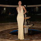 Women's Sequin Beach Top & Skirt Set