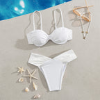 Pure White Bikini Swimwear