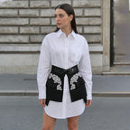 Design Diamond Embedded Knotted Short For Spring A Skirt
