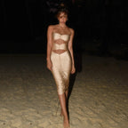 Solid One-piece Swimwear