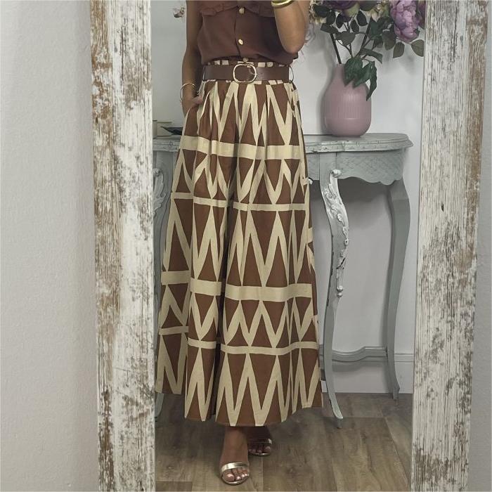 Printing A Swing No Belted Skirt