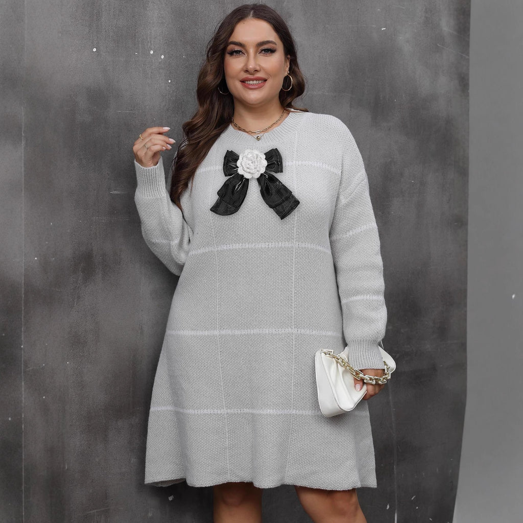 Women's Floral Striped Dress