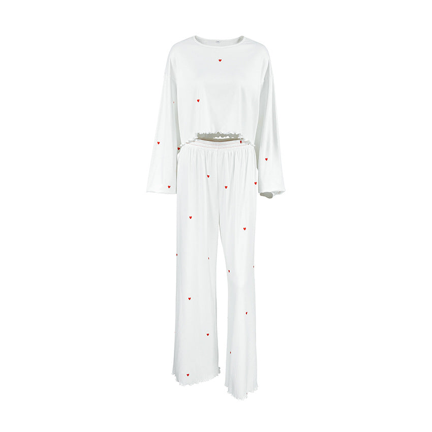 Autumn Knitting Pajamas Lingerie