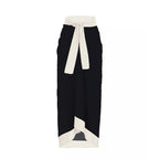 Black Wrap Skirt