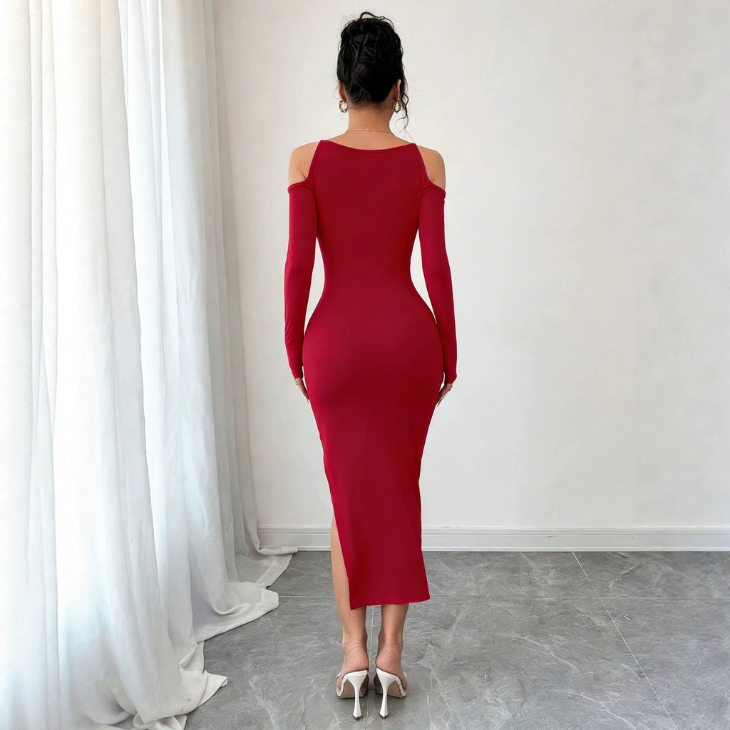 Women's Bodycon Long Sleeve Dress