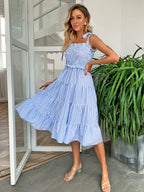 Women's Sling Pleated Dress