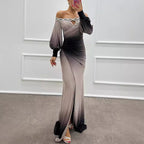 Women's Off-Shoulder Maxi Dress