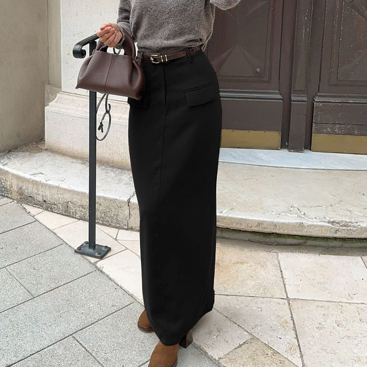 Printed Shirt & Split Skirt Set