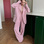 Collared Blazer & Trousers Set