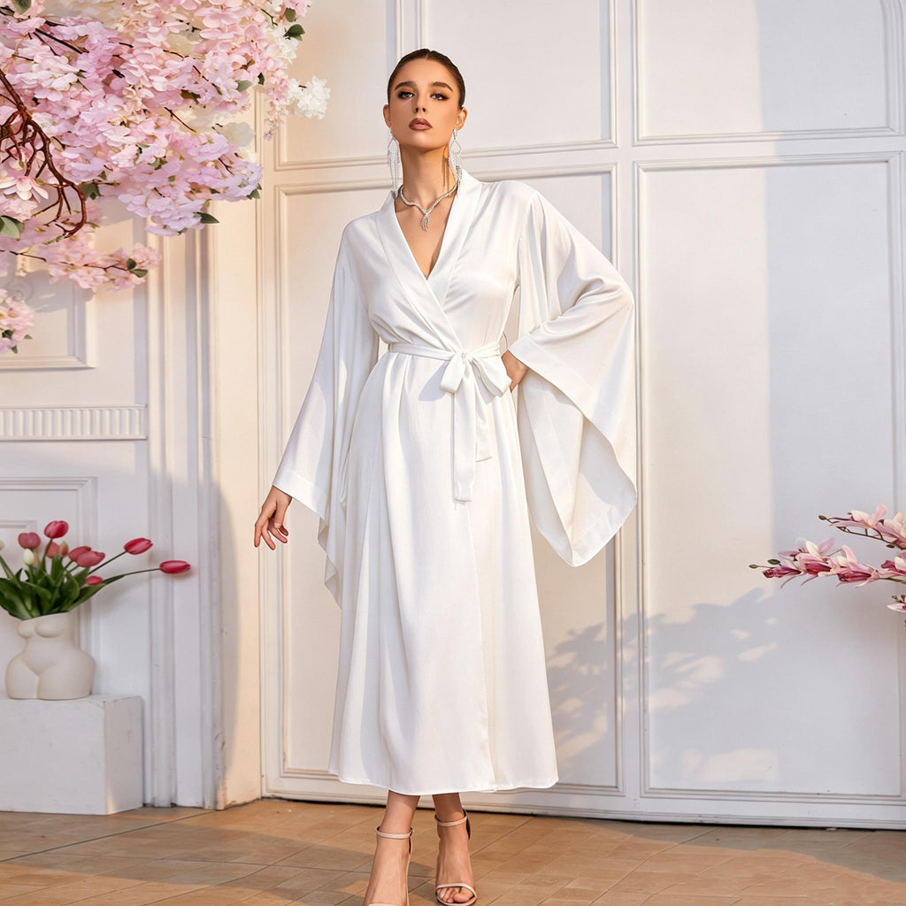 Silky Satin Long Robe