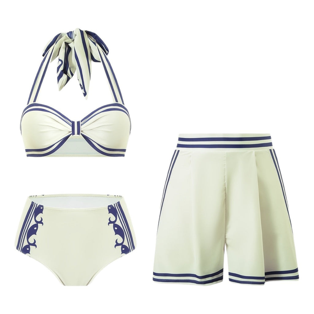 Split Three Bikini Swimwear