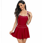 Red Two-Piece Set