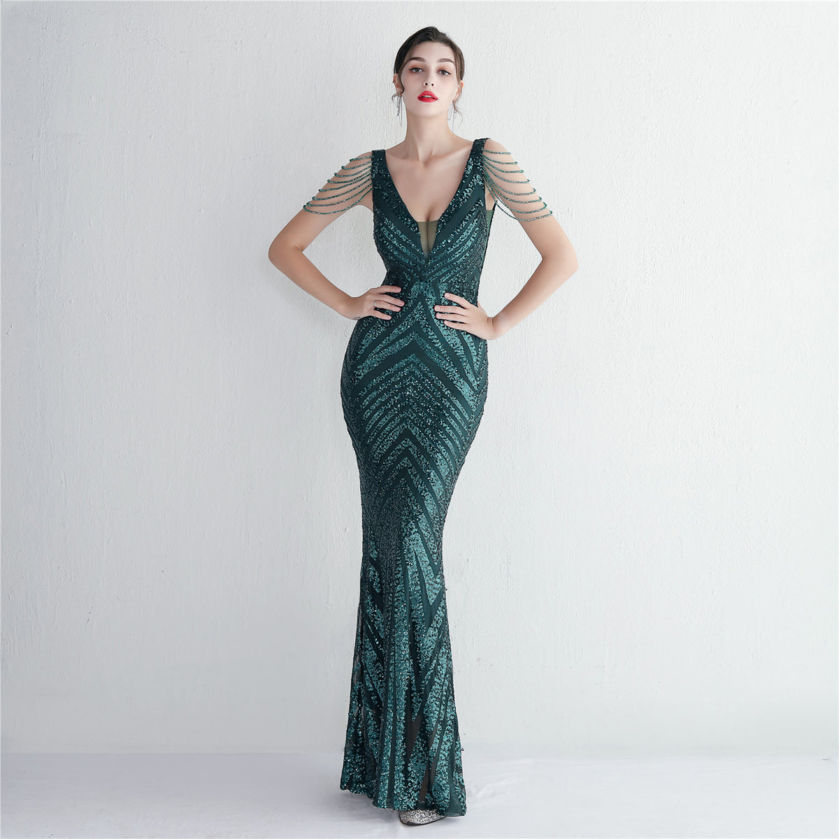 blackish green