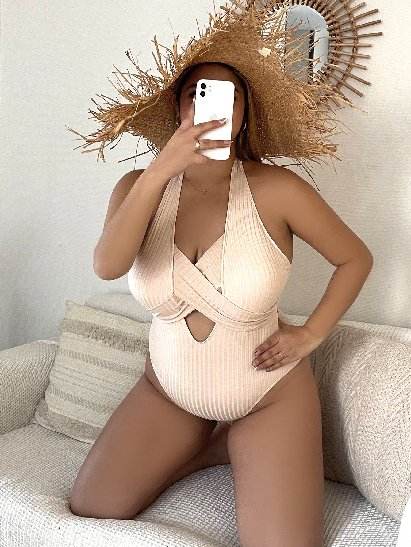 Plus Size One-piece Swimwear