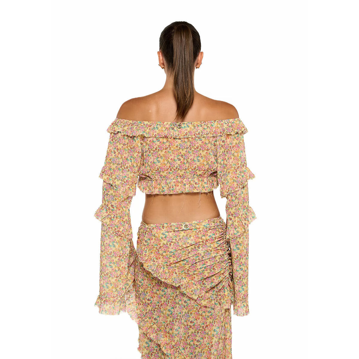 Chiffon Long Cover Up Swimwear