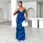 2025 Dress Strappy Cake Lace Slim Fit Maxi